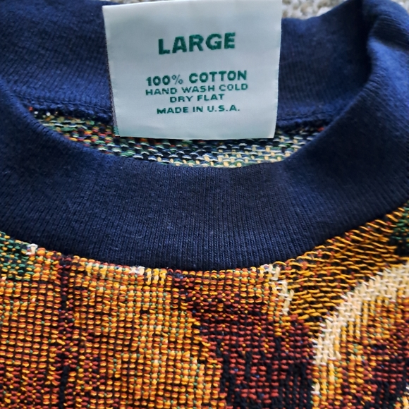 Vintage Sugar Street Weavers Black Cat Pumpkins Halloween Fall Spooky - Picture 5 of 9